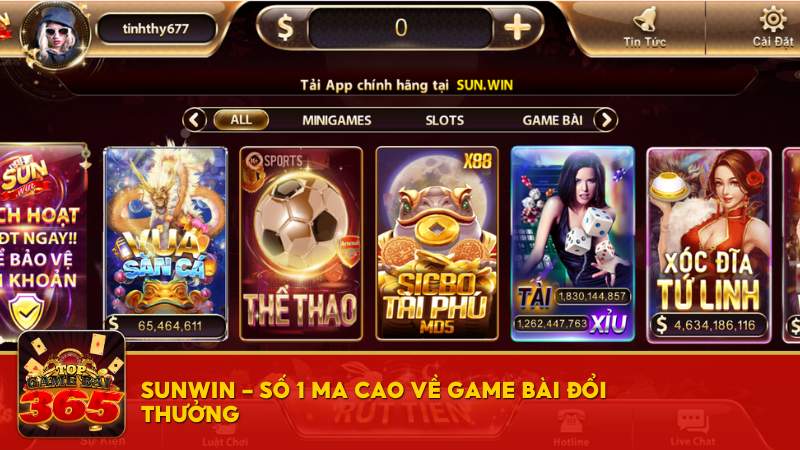 Sunwin game bài đổi thưởng uy tín macao