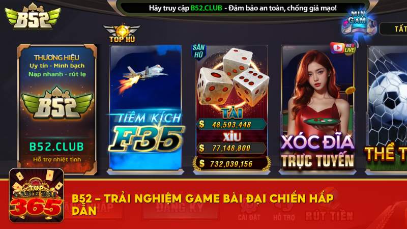 B52 game bài đổi thưởng uy tín