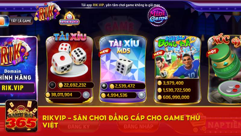 Rikvip game bài đổi thưởng đẳng cấp