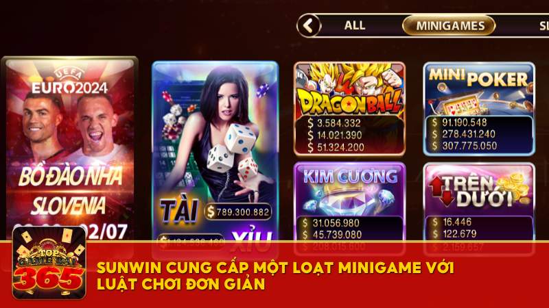 Sunwin minigame 