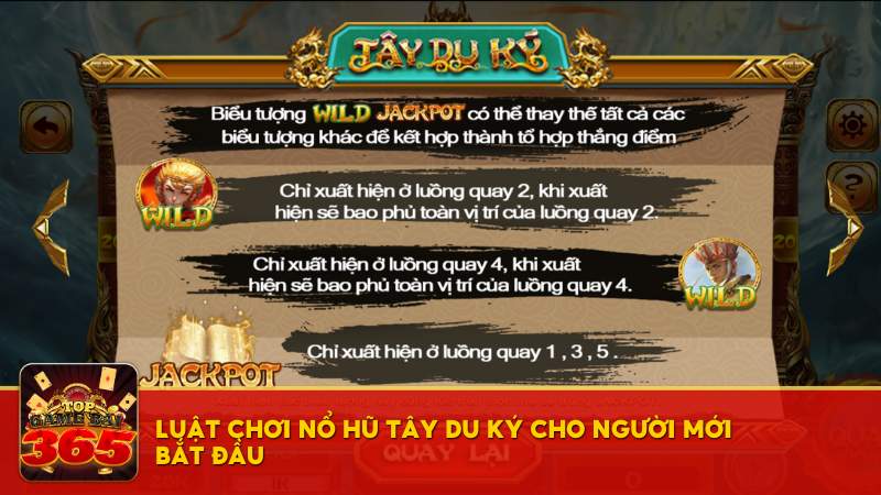 Luật chơi nổ hũ Tây Du Ký 